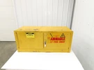 Justrite 25801 Yellow Flammable Safety Cabinet 12-1/2 Gallon Liquid Piggyback. Fixed Price $364.99.