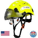 Safebuilder Safety Helmet Hard Hat Visor Clear Tinted Adjustable Vented Abs. Fixed Price $88.79.