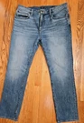 Crew Men's Jeans W36XL30 Slim Straight Flex Medium Blue Wash. Fixed Price $20.00.