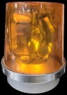 Edwards Adaptabeacon Rotating Warning Light Amber 52A-N5-40WH--120VAC--60HZ. Fixed Price $55.00.
