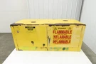 Justrite 25801 Yellow Flammable Safety Cabinet 12 Gallon Liquid Piggyback. Fixed Price $332.49.
