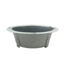 Cooper Wheelock CW-CBB-8 Circular Backbox, Flush-mount, 9.75X1.4". Fixed Price $12.88.
