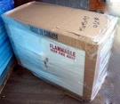 New England Lab Mott Insulated Solvent Cabinet, Fire Proof, 48", Model 1512011. Fixed Price $1700.00.