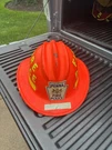 Vintage Hard Boiled Bullard Co Usa Red Firefighter Hat Helmet Police. Fixed Price $100.00.