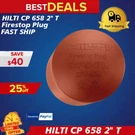 Hilti Cp 658 2" Firestop Plug, Brand New, Pack, Free Hat, Fast Ship. Fixed Price $49.90.