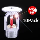 10PCS Globe Chrome Qr Pendant Fire Sprinkler Head, 155 F, 1/2". Fixed Price $42.69.