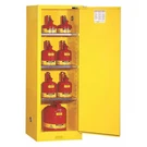 Justrite 892220 Hazardous Material Storage Cabinet, Gal, 3 Shelves, Steel,. Fixed Price $1645.20.
