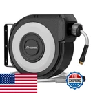Hozereel Wall Mount Retractable Garden Hose 50 Ft Automatic. Fixed Price $137.91.
