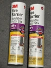 2X 3M Fire Barrier Moldable Putty Stix Mp+, Red, 1.45 In 6. Fixed Price $29.00.