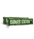 Ranger Station Vintage Style Street Sign National Park Trail Camping Forest. Fixed Price $24.99.