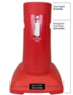33" Cortina Fire Extinguisher Stand. Fixed Price $24.99.
