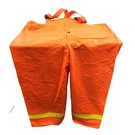 Nasco Arc Resistant Rain Bib Overalls Size Large 7CAL/CM2 Fluorescent Orange. Fixed Price $43.35.
