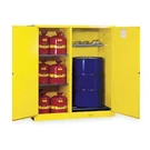 Justrite 899260 Hazardous Material Storage Cabinet, 115 Gal, 3 Shelves, Steel,. Fixed Price $5623.21.
