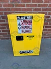Justrite Sure-grip Ex 12 Gallon Flammable Liquid Storage Cabinet W/ Shelf, Key. Fixed Price $270.00.