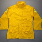 Fireline Smokechaser Deluxe Coat Lrg Reg 7OZ Tecasafe Yellow Pgi Shirt Wildland. Fixed Price $139.95.