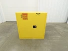 Uline H-1563M-Y Yellow Flammable Safety Cabinet Dual Door 30 Gallon Liquid. Fixed Price $849.99.