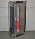 Larsen's Flame-shield Fire Extinguisher Cabinet FS-SS2409-R4-VD, Stainless Steel. Fixed Price $299.95.