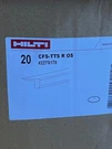 Hilti Firestop Track Seal #2275178 Cfs-tts-r Os Case Of 20 New In Box. Fixed Price $199.99.