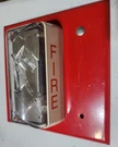 Edwards Est 405-5A-T Synchronized Fire Alarm Strobe W/terminals Red 24V Yellowed. Fixed Price $18.95.