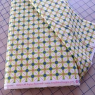 Yard Celebrate Geometric Lime & Blue By Blake $3.99 Ships Any Amount Of Fabric. Fixed Price $6.90.