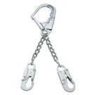 Peakworks V860140 Stainless Steel Rebar Chain Assembly With 2 Snap Hooks. Fixed Price $97.58.
