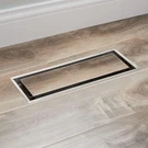 Zion Flush Mount Floor Registers 3" X 10" Stainless Steel. Fixed Price $43.58.