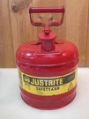 Justrite 7120100 Type Safety Can 2-GALLON B8324. Fixed Price $60.00.