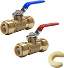 (pack Of 2) Efield 1/2 Inch Push-fit Full Port Ball Valve For Hot And Cold Water. Fixed Price $39.23.