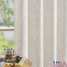 Jacquard Blackout Curtains Floral Pattern Noise Reducing Panels 2 Pack New. Fixed Price $63.98.