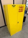 Justrite 60 Gallon Flammable Liquid Safety Cabinet. Fixed Price $1080.00.