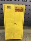 Justrite 25600 Flammable Cabinet Used. Fixed Price $1800.00.