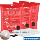 Fire Blanket 1-10PCS Xx-large Suppression Home Prepared 59''X59''. Fixed Price $134.98.