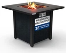 40,000 Btu Outdoor Propane Fire Pit Table With Lava Rocks & Ignition System. Fixed Price $306.99.