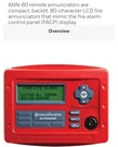 Fire-lite Alarms By Honeywell ANN-80 Annunciator Lcd. Fixed Price $200.00.