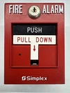 Simplex 4099-9006 Idnet Addressable Fire Alarm Pull Station 596B Push Down. Fixed Price $30.70.