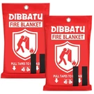 Dibbatu Fire For Home And Kitchen, Blankets 40"X40"-2 Pack, Red. Fixed Price $25.99.