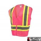Radians SV22-1 Economy Pink Two Tone Reflective Mesh Safety Vest Type Class. Fixed Price $12.95.
