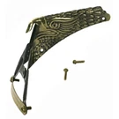 Bullard Brass Eagle 5" Front Shield Holder - Fits Cx & Ust Fire Helmets. Fixed Price $119.58.