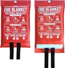 Wuerli Fire Blanket For Home And KITCHEN,40" X In 2-PACK, White. Fixed Price $21.04.