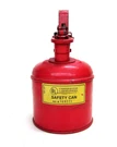 Nos! Vintage Justrite Mfg. Chicago 1-QUART Type Safety Gas Can W/screen, 10101. Fixed Price $39.99.