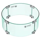 Skyflame 17" Round Fire Pit Glass Wind Guard, Clear Tempered 17-INCH,. Fixed Price $114.21.