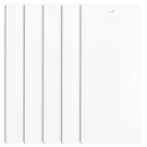 Dalix Pvc Veritcal Blind Replacement Slats Curved Smooth White (82.5 Length) .... Fixed Price $27.89.