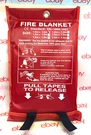 Best Fire Blanket Resistance Tick Fiberglass Hero Emergency 39"X39'', 1MX1M. Fixed Price $19.00.