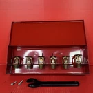 Viking M O6 Upright Fire Sprinkler Head New Storage Box Set Six. Fixed Price $75.00.