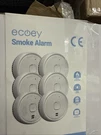 6 Ecoey Smoke Alarm Fire Detector Battery Included 3 Carbon Monoxide. Fixed Price $36.80.