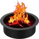 48" Inner Fire Pit Ring 52" Outer Steel Insert Heavy Duty Outdoor Liner. Fixed Price $199.99.