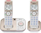At&t 2-HANDSET Dect 6.0 Bluetooth Handsets, Champagne Gold / White. Fixed Price $106.46.