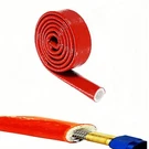 Flame Fire Sleeve Silicone Covered Shield Id 1" 25MM 16AN For Hose Line 5FT. Fixed Price $20.00.