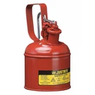 Justrite 10101 Type Safety Can, Galvanized Steel, Qt, Trigger Handle,. Fixed Price $120.99.