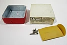 New Simplex 123-038 Type-nb Red Fire Alarm Device Metal Back Box. Fixed Price $14.89.